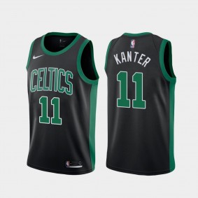 Boston Celtics #11 Enes Kanter 2019-20 Statement Jersey - Black
