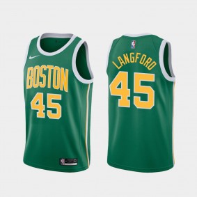 Boston Celtics #45 Romeo Langford 2019-20 Earned Jersey - Green