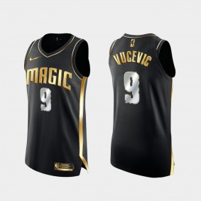 2020-21 Orlando Magic Nikola Vucevic Black Golden Edition Jersey Authentic Limited
