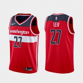 Alex Len Washington Wizards Red 2020-21 Icon Edition Jersey