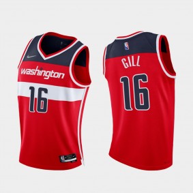 Anthony Gill Washington Wizards 75th Diamond Anniversary Jersey 2021-22 Icon Edition Red