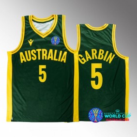 2022 FIBA Womens Basketball World Cup Australia #5 Darcee Garbin Unisex Jersey Green Bronze medal
