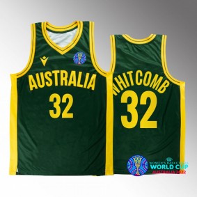 2022 FIBA Womens Basketball World Cup Australia #32 Sami Whitcomb Unisex Jersey Green Bronze medal