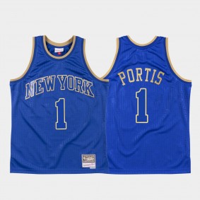 2020 Chinese New Year New York Knicks Bobby Portis Royal HWC Jersey