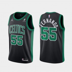 Boston Celtics Bruno Fernando Statement Edition Green Jersey #55