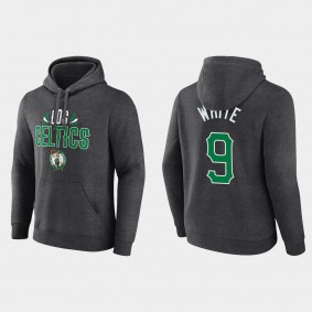 Boston Celtics #9 Derrick White Latin Night Pullover Charcoal Hoodie