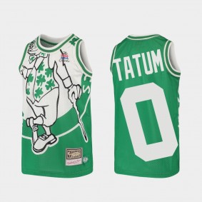 Jayson Tatum Boston Celtics Retro Big Face Covered Youth Funny Jerseys