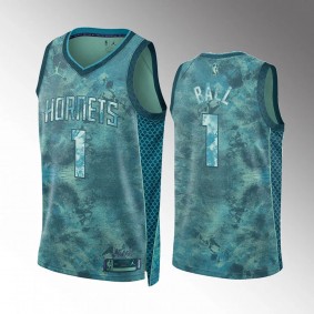 LaMelo Ball 2023 Select Series Charlotte Hornets #1 Teal Jersey Camo