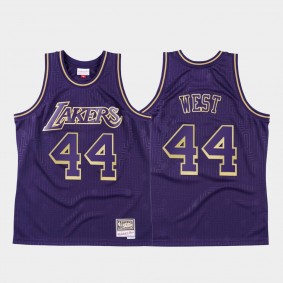 2020 Chinese New Year Los Angeles Lakers Jerry West Purple HWC Jersey