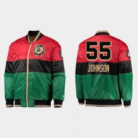 Boston Celtics Joe Johnson Green 75th Anniversary Black History Month Jacket