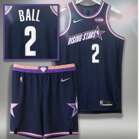 LaMelo Ball 2022 NBA Rising Stars Hornets Jersey Purple Uniform