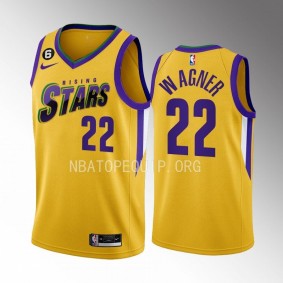 2023 NBA Rising Stars Franz Wagner Yellow Men's Uniform Orlando Magic #22 Jersey