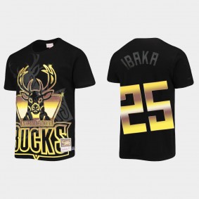 Bucks Serge Ibaka Big Face 4.0 Black HWC Limited T-shirt