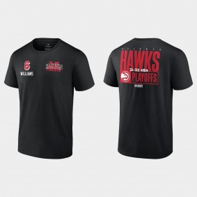 2022 NBA Playoffs Hawks Lou Williams Dunk T-shirt Black