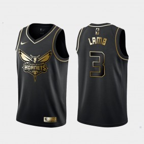 Black Hornets Jeremy Lamb Golden Edition Jersey
