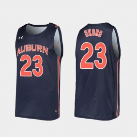 2020 NBA Draft Isaac Okoro Auburn Tigers #23 Navy Replica College Basketball Jersey