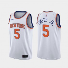 Knicks Dennis Smith Jr. Association Nike Swingman Jersey - White