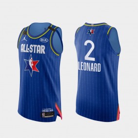 Los Angeles Clippers Kawhi Leonard Blue 2020 NBA All-Star Game Kobe Forever #2 Jersey