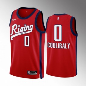 2024 Panini Rising Stars Bilal Coulibaly Red Washington Wizards #0 Swingman Jersey Men's Uniform