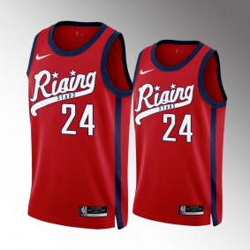 2024 Panini Rising Stars Brandon Miller Red Charlotte Hornets #24 Swingman Jersey Men's Uniform