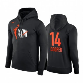 Cynthia Cooper The W25 GOAT Houston Comets Black Hoodie WNBA 25th Season