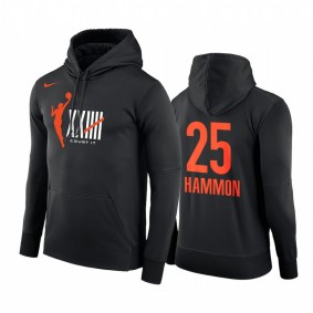 Becky Hammon The W25 GOAT San Antonio Stars Black Hoodie WNBA 25th Season