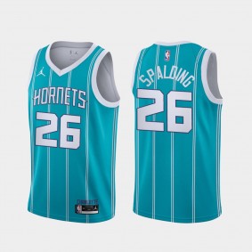 Ray Spalding Charlotte Hornets Teal 2020-21 Icon New Season Jersey