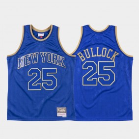 2020 Chinese New Year New York Knicks Reggie Bullock Royal HWC Jersey