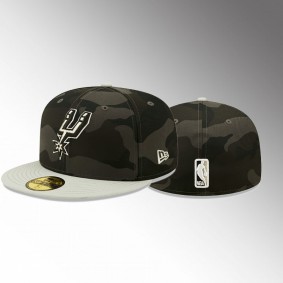 San Antonio Spurs Lifestyle Camo Hat 59FIFTY Fitted Cap