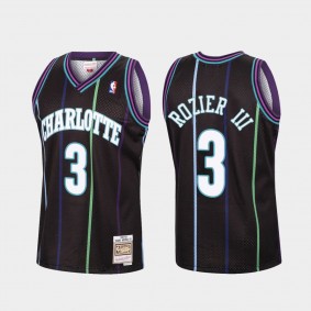 Terry Rozier III #3 Charlotte Hornets Black 2020 Reload Classic Jersey
