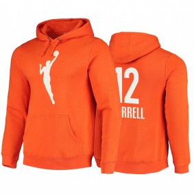 Rae Burrell 2022 WNBA Draft Los Angeles Sparks Orange Hoodie Unisex 25th season