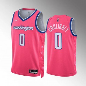 Bilal Coulibaly Washington Wizards #0 Pink Jersey 2022-2023 City Edition 2023 NBA Draft