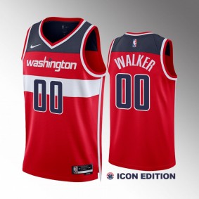 2023 NBA Draft Jarace Walker Washington Wizards Red Jersey Icon Edition Men