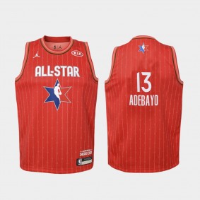 #13 Bam Adebayo Red 2020 NBA All-Star Game Youth Miami Heat Jersey