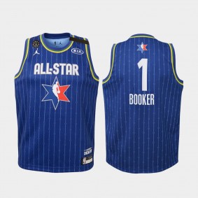 #1 Devin Booker Blue 2020 NBA All-Star Game Youth Phoenix Suns Jersey